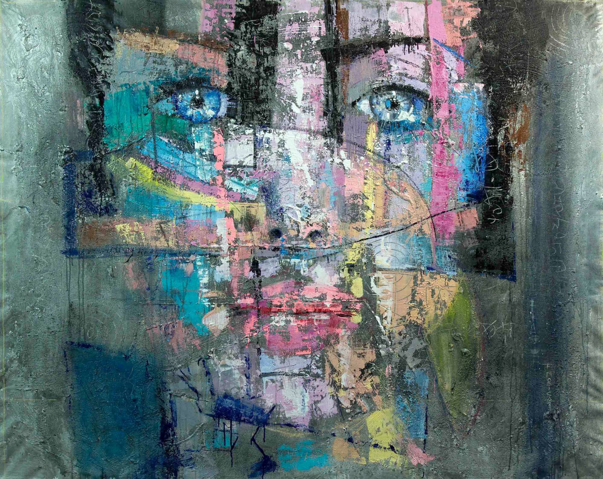 -interior-design-Fabio-Modica-contemporary-art-painter-portrait-arte-contemporanea-artista-quotato-moma-established-museum-famous-artist