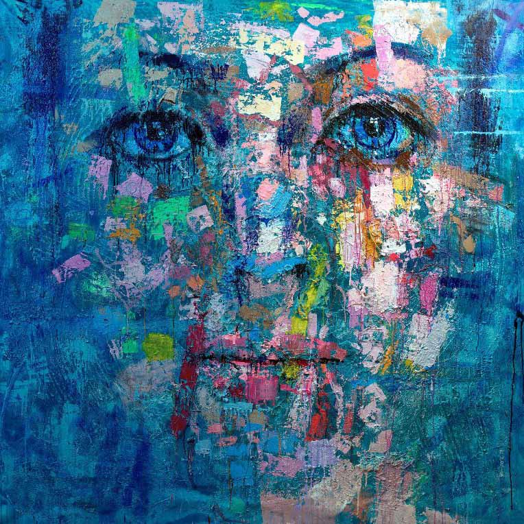 -interior-design-Fabio-Modica-contemporary-art-painter-portrait-arte-contemporanea-artista-quotato-moma-established-museum-famous-artist