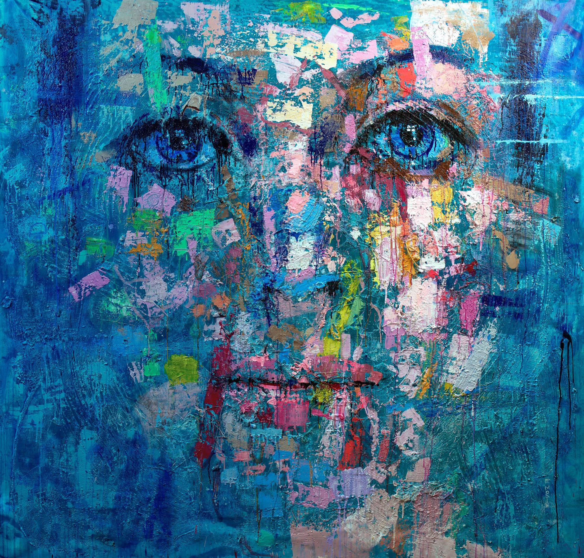 -interior-design-Fabio-Modica-contemporary-art-painter-portrait-arte-contemporanea-artista-quotato-moma-established-museum-famous-artist
