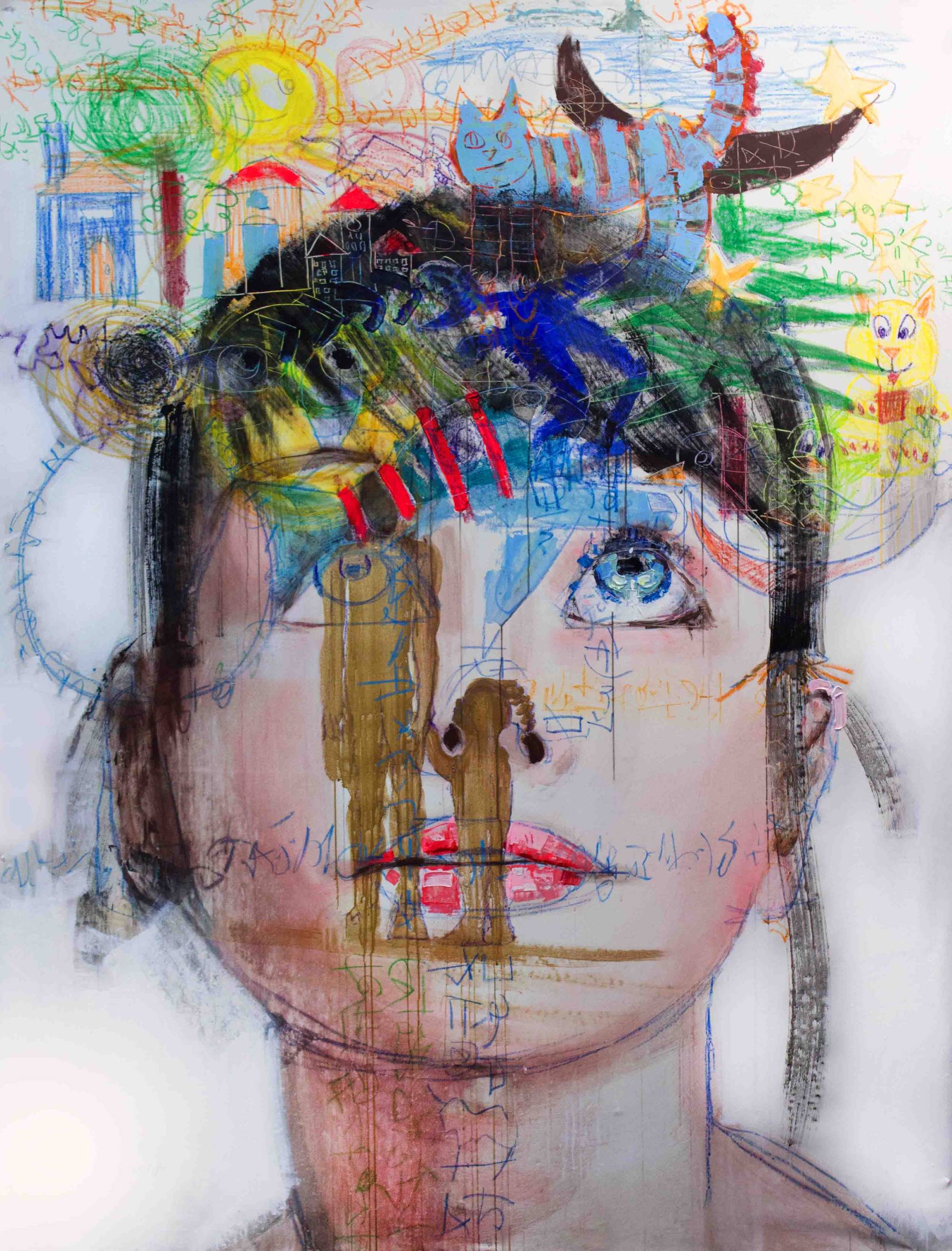 -interior-design-Fabio-Modica-contemporary-art-painter-portrait-arte-contemporanea-artista-quotato-moma-established-museum-famous-artist