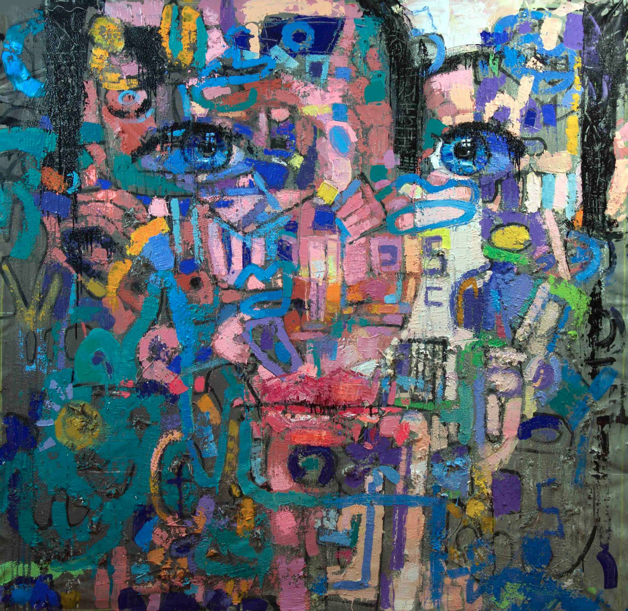 -interior-design-Fabio-Modica-contemporary-art-painter-portrait-arte-contemporanea-artista-quotato-moma-established-museum-famous-artist