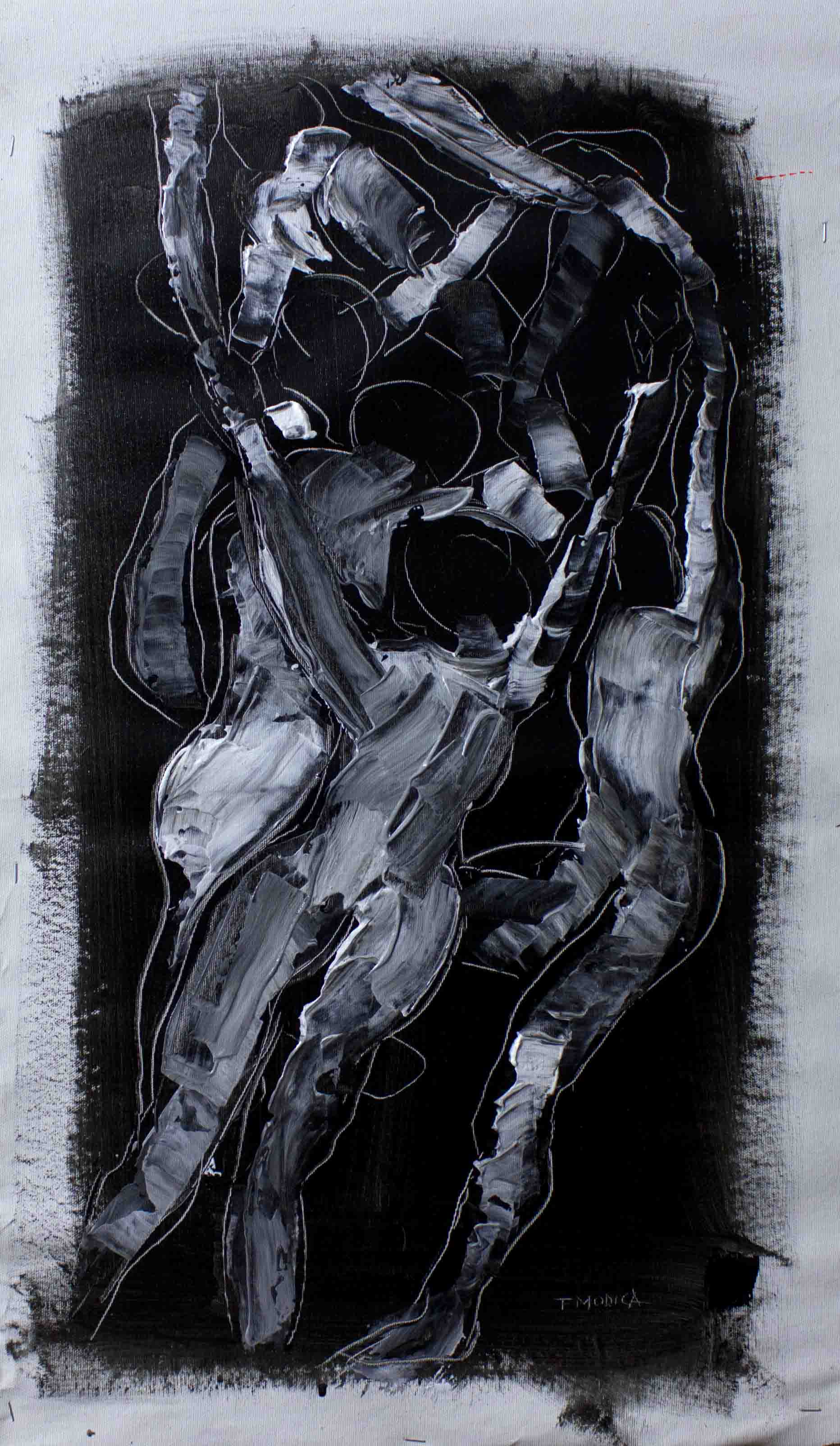 Fabio Modica | Comp for Tree of Life  - mixed media on canvas - cm 30x60 | 11,8x23,6 inches - 2013