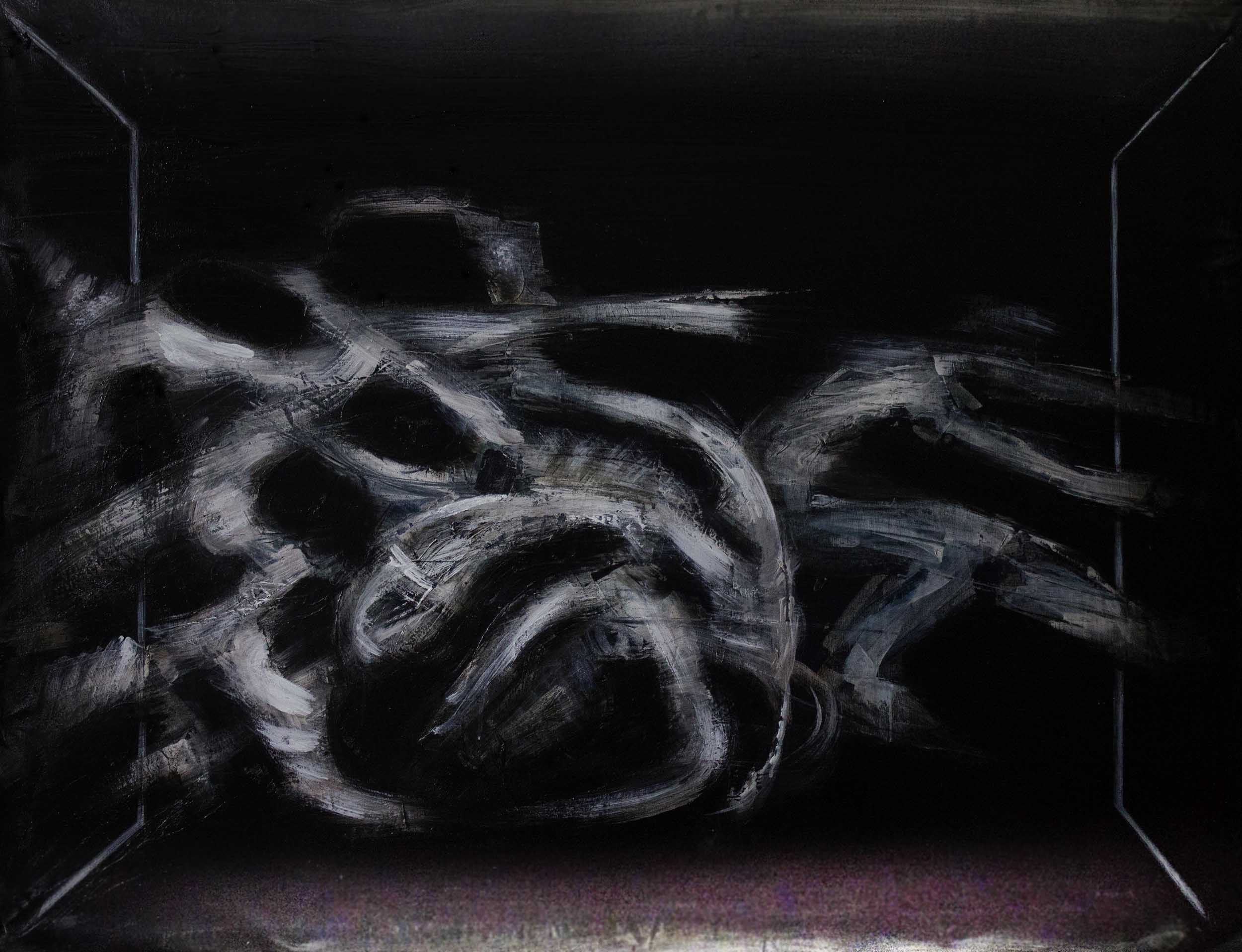 Fabio Modica | Homologos - mixed media on canvas - cm 130x98 | 51x38,6 inches - 2013