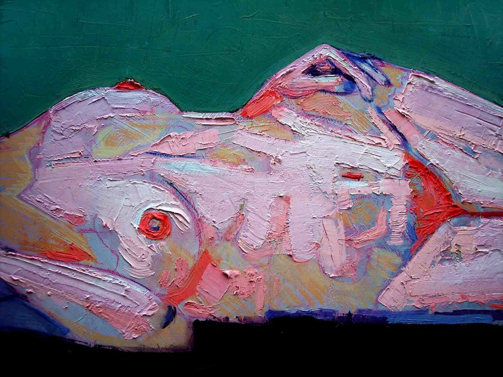 Fabio Modica | Reclining nude - Detail