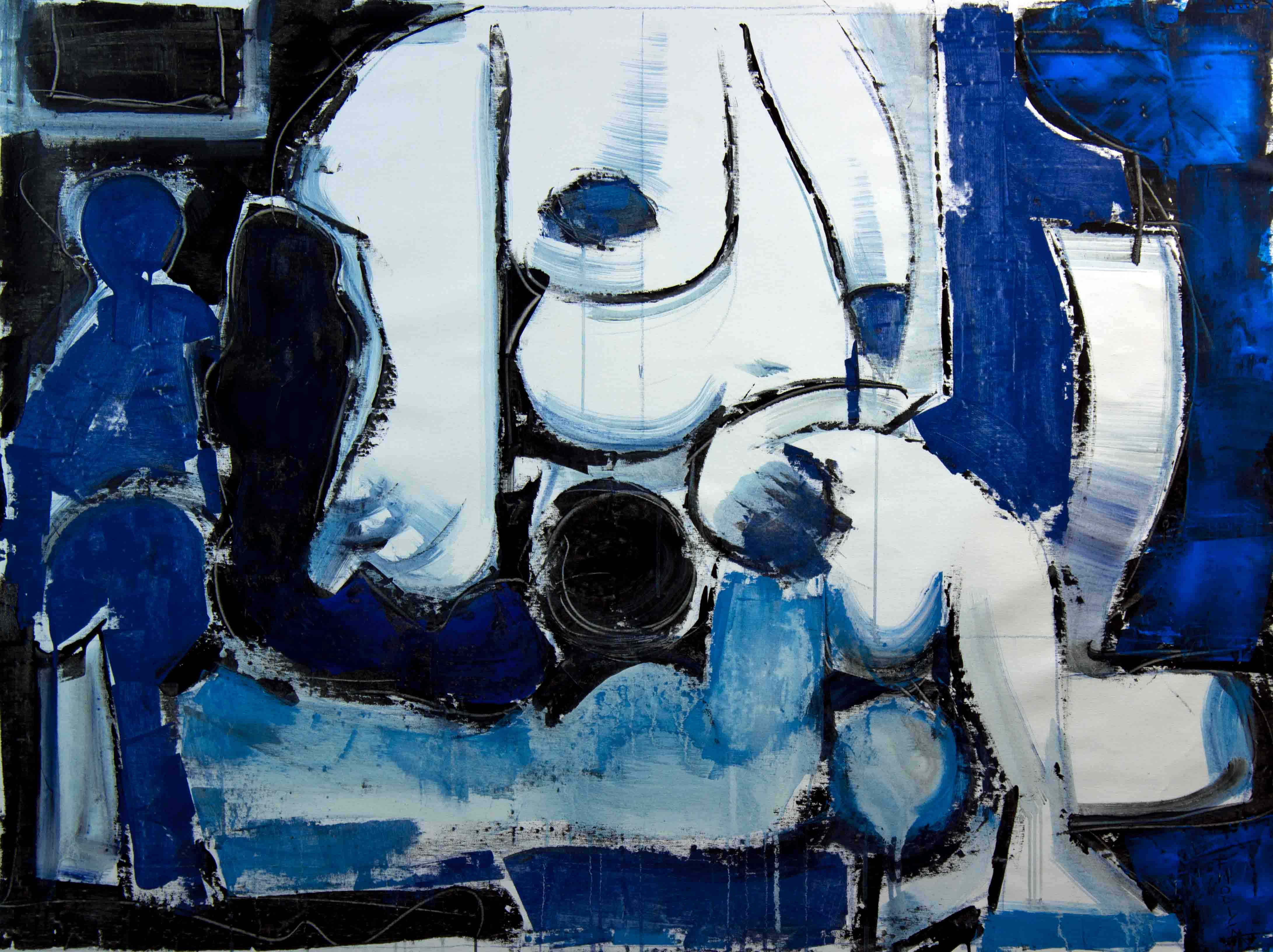 Fabio Modica | The Cure - mixed media on canvas - cm 147x110 | 58x43 inches - 2016