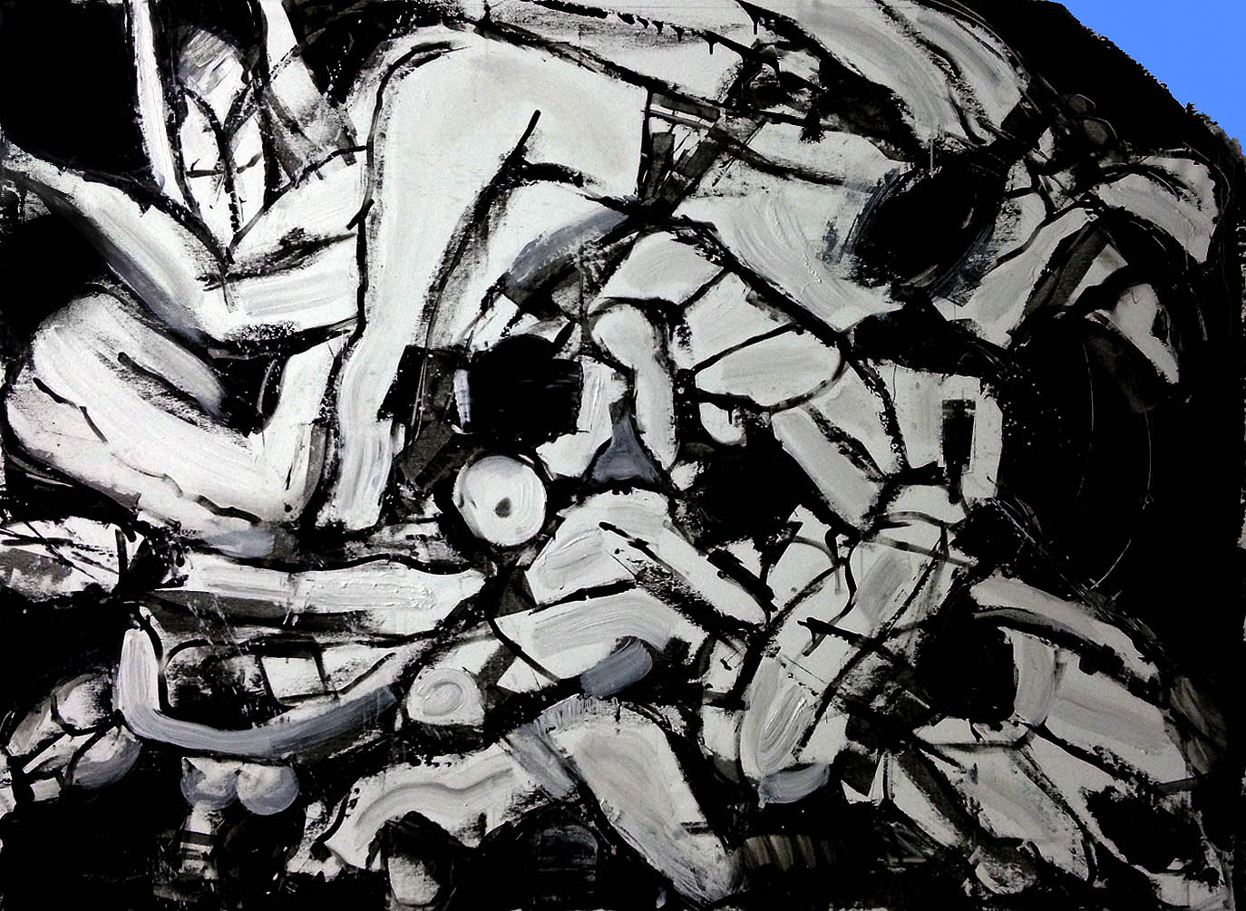 Fabio Modica | Searching the light - mixed media on canvas - cm 200x150 | 78x59 inches - 2013