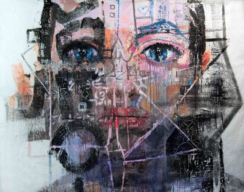 -interior-design-Fabio-Modica-contemporary-art-painter-portrait-arte-contemporanea-artista-quotato-moma-established-museum-famous-artist