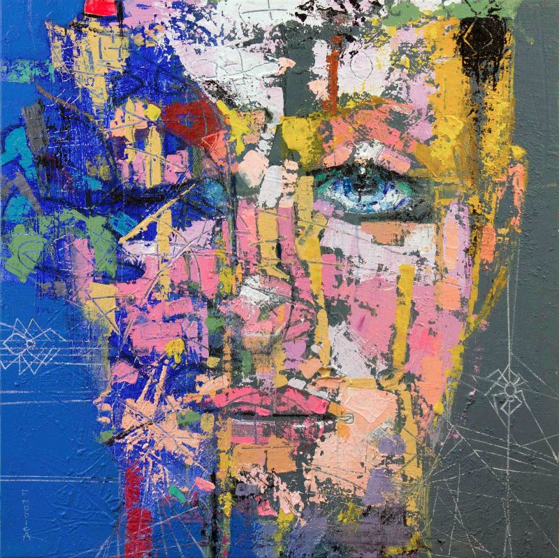 -interior-design-Fabio-Modica-contemporary-art-painter-portrait-arte-contemporanea-artista-quotato-moma-established-museum-famous-artist